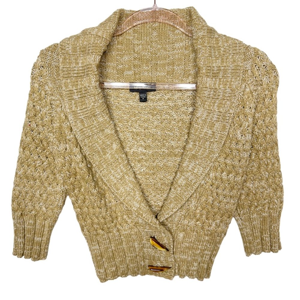 BeBe Shawl Thick Knit Crop Sweater Cardigan Jacket Shrug Bolero